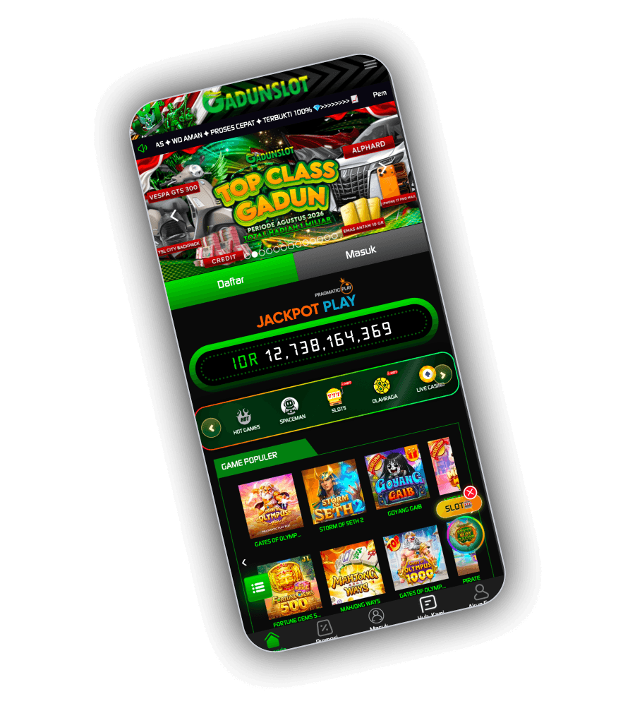Kategori game dan provider GadunSlot